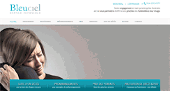 Desktop Screenshot of bleuciel.ca